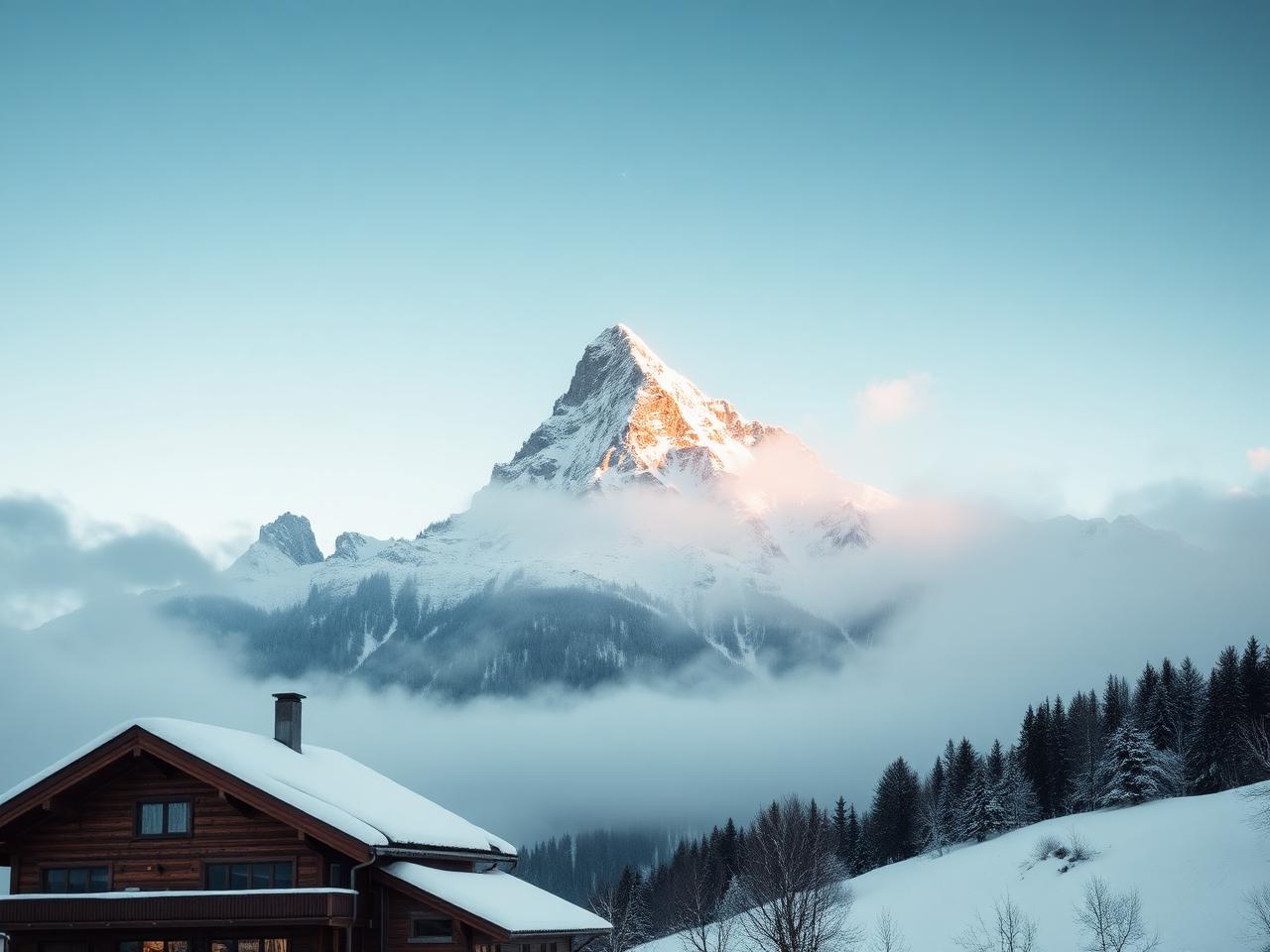A scenic international travel destination